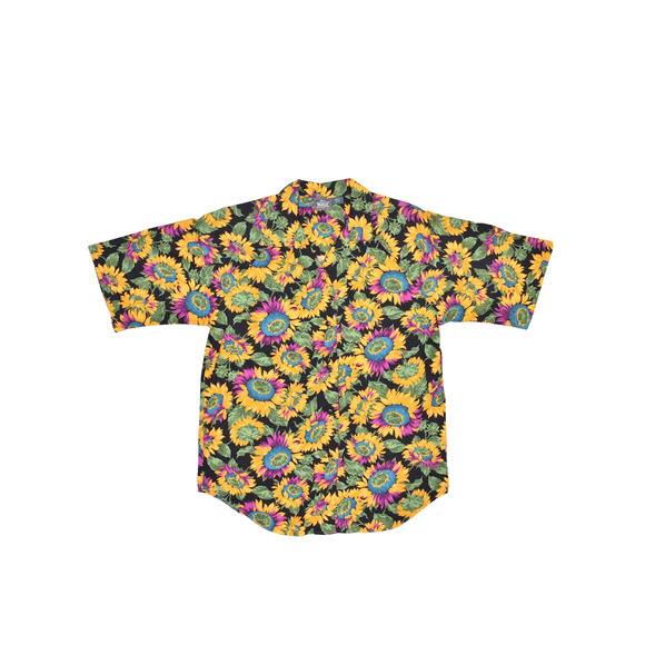 Woolrich Floral Sunflower Button Down Shirt Women's Regular Size M Vintage - Picture 1 of 8